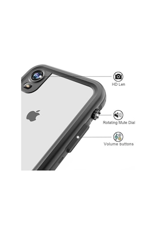 Apple Uyumlu iPhone XR 6.1 İle Kılıf Su Geçirmez 360 Derece Koruma Waterproof Telefon Kılıfı