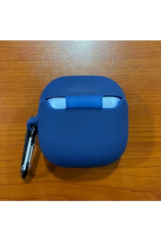 Soundcore Liberty 4 Nc Uyumlu Kılıf Mat Kancalı Silikon Lacivert 4 Ay Belirtilmemiş Belirtilmemiş Cn Diğer