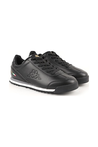 Kadın Spor Ayakkabı Siyah Klasik Retro Bağcıklı Günlük Sneaker Kappa-2072