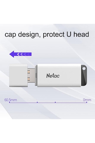 Sones Netac U185 Yüksek Hızlı Usb3.0 Kapaklı Araç Bilgisayarı Müzik Usb Sürücüsü, Kapasite: 64 Gb