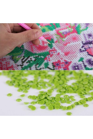 Symbee Elmas Tablo 30x40cm Tam Elmas Dekoratif Resim Dıy Seti Siyah