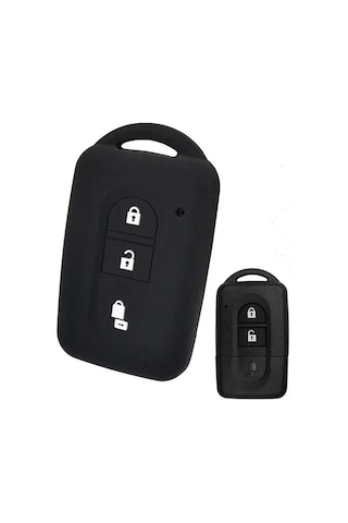 Singree Nissan 3 Tuşlu Anahtar Kılıfı Silikon Koruyucu - Yırtılmaya Dayanıklı, Kolay Kurulum, 10 Yıllık Ömür - Pathfinder, Qashqai, X-trail Vb. Uyumlu