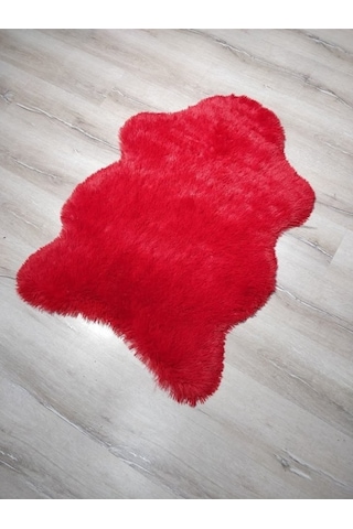 Doğuş Tavşan Tüyü Kırmızı Post Halı 70 x 100 Cm