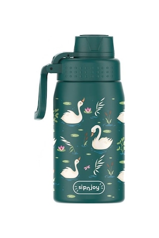 Sipnjoy - Widewonder Çocuk Su Termosu 420 Ml - Swan Harmony