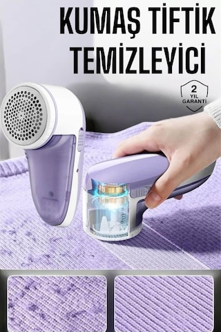 Northcity Usb Şarjlı Tiftik Temizleme Makinesi - Kablosuz Tüy Toplayıcı Gri