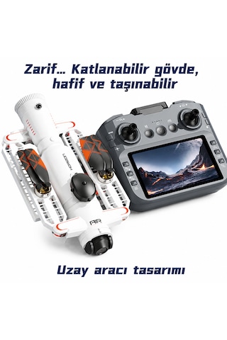 Gps Kameralı Drone 4k Hd Katlanabilir Fpv Uzaktan Kumandalı Profesyonel Drone