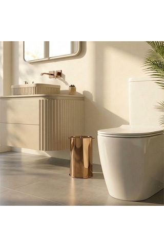 Kobos Nova Çöp Kovası 5l Parlak Bakır Kbw-908rs
