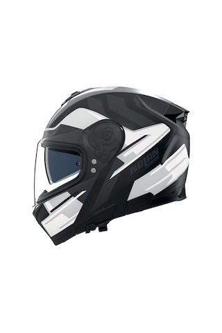Nolan N80.8 Trittico 359 Kapalı Kask Siyah Beyaz