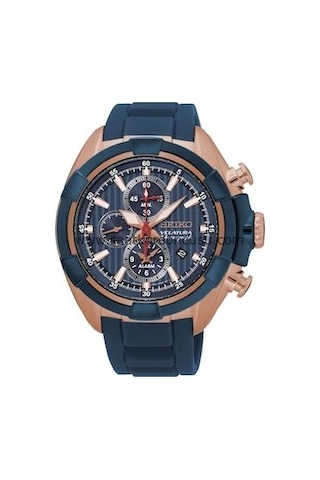 Seiko Velatura Snaf62p Mavi Silikon Kordon Mavi