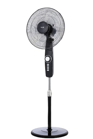 F49 Siyah 16 Inç 50w 4 Kademe 5 Pervane Döner Başlıklı Vantilatör