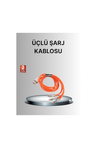 Dayanıklı Hızlı Şarj Kablosu - Esnek Kırılmaz Ve Yüksek Hızlı Veri Aktarım Destekli