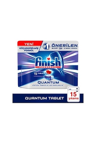 Finish Bulaşık Makinesi Deterjanı Quantum Tablet 15'li