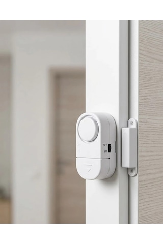 Mey İthalat Kapı Pencere Alarmı Manyetik Sensörlü 90 Db Güçlü Sesli Güvenlik Alarm Sistemi