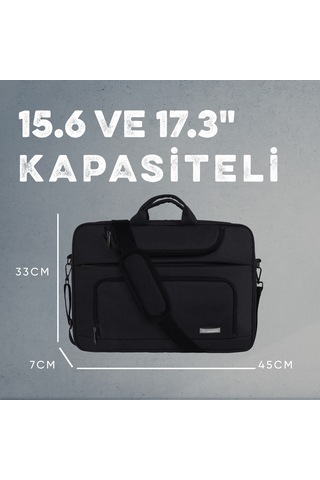 Vegmann Norma 17-17,3" Dizüstü Bilgisayar Uyumlu Siyah Evrak V
