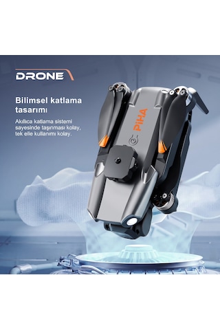 Piha S119 Drone Fırçasız Motor 2 Batarya & 30 Dakika Uçuş 1080P HD Kamera Engelden Kaçınma