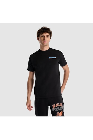 New Balance Lifestyle Men Tshirt Siyah Siyah