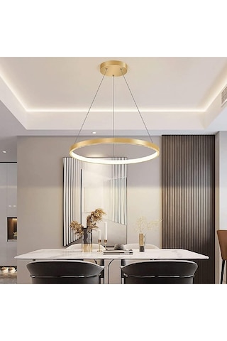 Coda / 60 Cm / 3 Renk Işık / Sarkıt Avize / 3 Yıl Garan... Gold Sarı