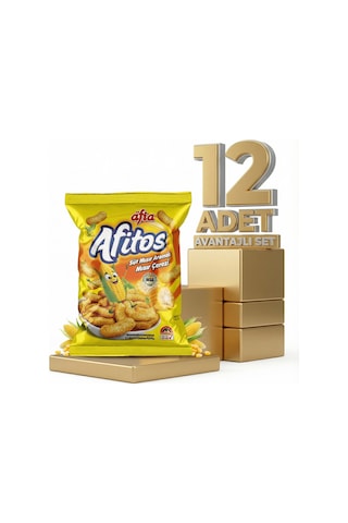 Afia Afitos Süt Aromalı Mısır Çerezi 12x50 Gr