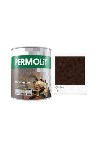 Permolit Hammerton Dekoratif Metal Boyası Çikolata 2.2 Lt.