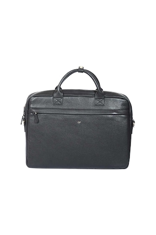 Siyah Deri Unisex Laptop Çantası - S1lc00002897-a41