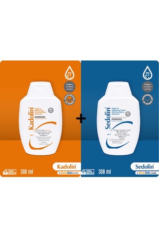 Sedolin + Kadolin Kepek ve Yağlanmaya Karşı Şampuan 300 ML + 300 ML