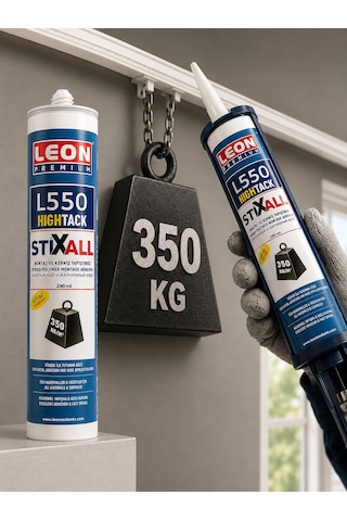 Süper Güçlü 350 Kg Ağırlık Taşıyabilen Korniş Ve Montaj Yapıştırıcı 450 Gram Beyaz - Şeffaf Süper Güçlü 350 Kg Ağırlık Taşıyabilen Korniş Ve Montaj Yapıştırıcı 450 Gram Beyaz - Şeffaf