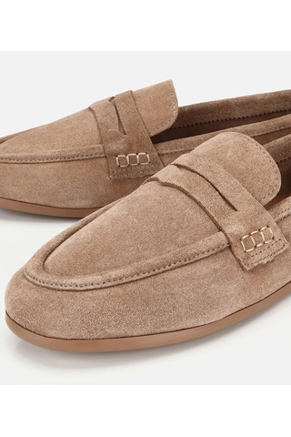 Hotiç Kadın Süet Deri Vizon Yumuşak Dokulu Klasik Loafer 01ayh322270a450 01ayh322270a450