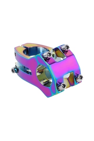 Wake Bisiklet Boğazı 45mm Rainbow Mor - Yeşil