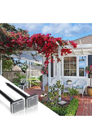 Singree Güneş Enerjili 2'li Ses Dalgalı Bahçe Ve Tarla Fare Kovucu Seti - 400m² Koruma