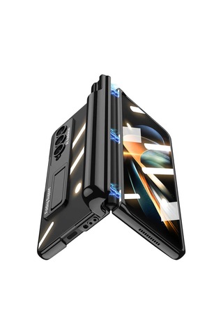 Samsung Galaxy Uyumlu Z Fold 4 Kilif Zore Kipta Standli Kalem Bölmeli K 563310557