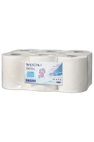 Sensörlü Hareketli Kağıt Havlu 6'lı Paket 3 Kg - 2 Katlı, 21cm Yaprak Eni - 50m Rulo Sensörlü Hareketli Kağıt Havlu 6'lı Paket 3 Kg - 2 Katlı, 21cm Yaprak Eni - 50m Rulo