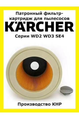Total Reine Karcher Wd1-3 Serisi Elektrikli Süpürgeler İçin Kartuş Filtre 137203154
