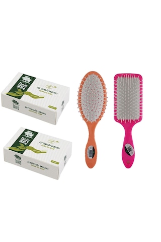 Tariş Zeytinyağlı El Ve Saç Sabunu 125 Gr 2 Adet Saç Fırça Tarak