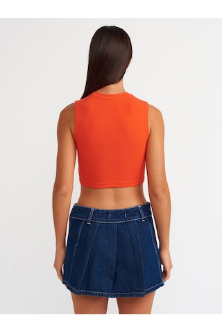 Dilvin Crop Top 101a30125 Kırmızı