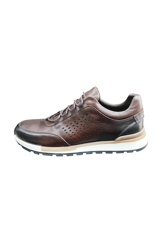 Güvener King Shoes Deri Spor Erkek Ayakkabı Kahverengi