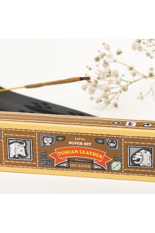 Satya Tuscan Leather Aromalı Masala Çubuk Tütsü