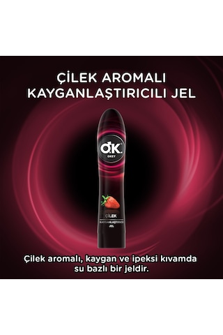 Okey Çilek Kayganlaştırıcı Jel 100 ML