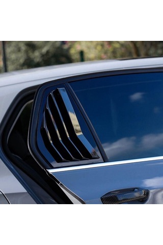Vw Golf 8 Kelebek Cam Vizörü Piano Black 2021-