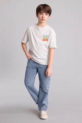 Defacto Toy Story Sırt Baskılı Oversıze Bisiklet Yaka Kısa Kollu Tişört Erkek Çocuk H3509a826smgr503 Gri-gr503