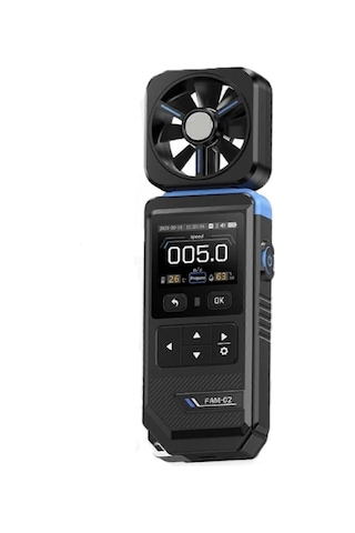 Tr Fnırsı Fam-02 Rüzgar Hızı Sıcaklık Ve Nem Ölçer Anemometre
