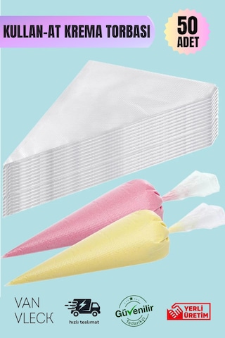 50 Li Kullan At Krema Sıkma Torbası