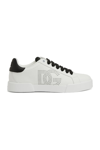 Dolce & Gabbana White Portofino Sneakers Beyaz