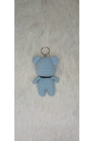 Amigurumi Ayıcık Anahtarlık Mavi