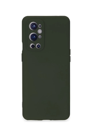 Northcity One Plus 9 Pro Kılıf Nano İçi Kadife Silikon - Koyu Yeşil