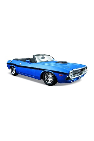 Maisto 1970 Dodge Challenger R/t Convertible Mavi 1 24 Model Arab