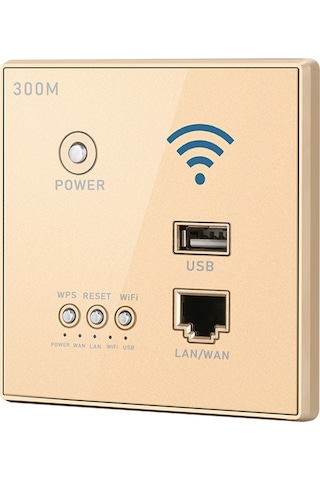 Springsun 300mbps Duvar İçi Kablosuz Yönlendirici Ap Erişim Noktası Wifi Yönlendirici Lan Ağ Anahtarı Wps Şifrelemeli Wifi Ap