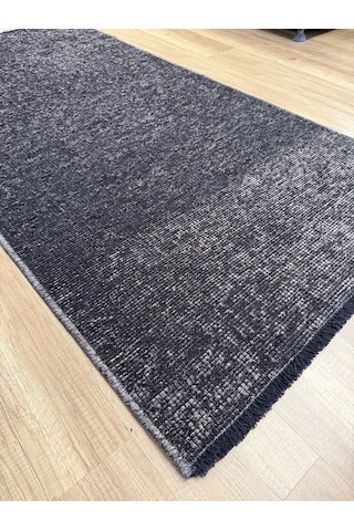 Hoom Rugs Vintage Vtg 105 Antrasit Dekoratif Yıkanabilir Kilim Antrasit