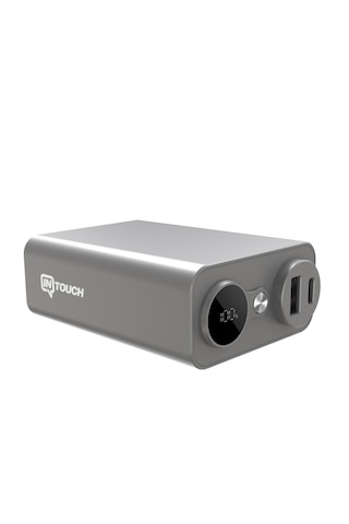 20.000mah Carbon Pd Qc 3.0 Powerbank, Taşınabilir Şarj Cihazı Gümüş