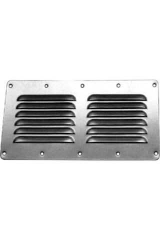 Louver Havalandırma. 316 Paslanmaz. L 228mm X W 127mm X Τ 0.8mm