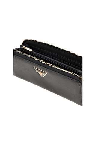 Guess Laurel Iı Üçgen Logolu Büyük Boy Kadın Cüzdan Swbg7459146 Siyah